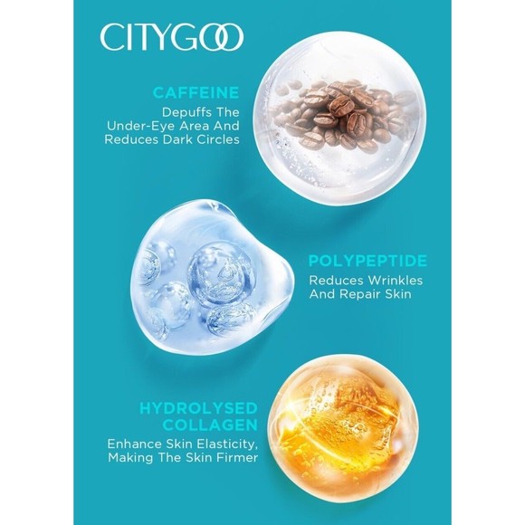 CITYGOO Caffeine Moisturizing Repairing Anti Aging Eye Lifting Cream 0.5fl Oz - Picture 5 of 6